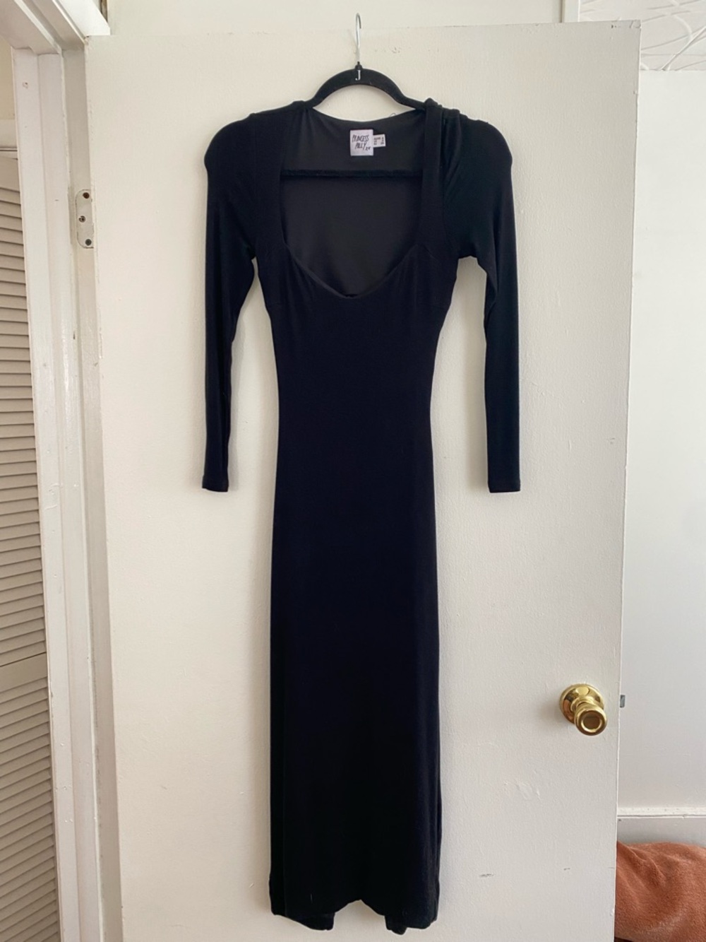 Princess Polly Nolan Midi Dress Black